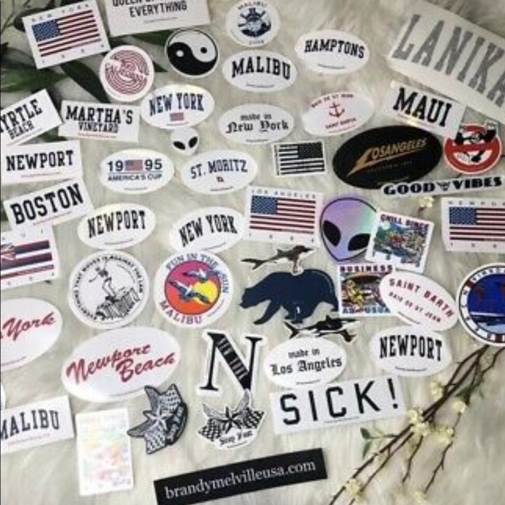 100 brandy stickers